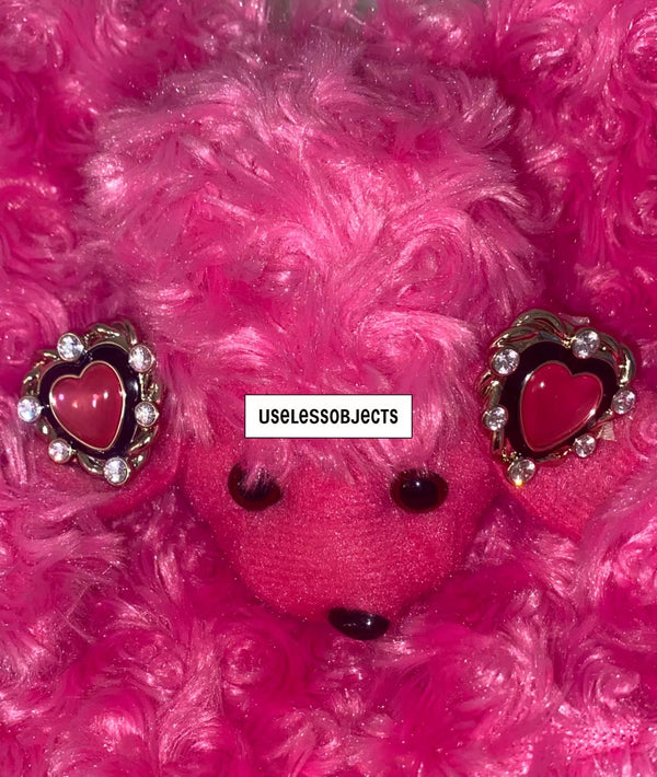 USELESSOBJECTS Pink Venom Earring